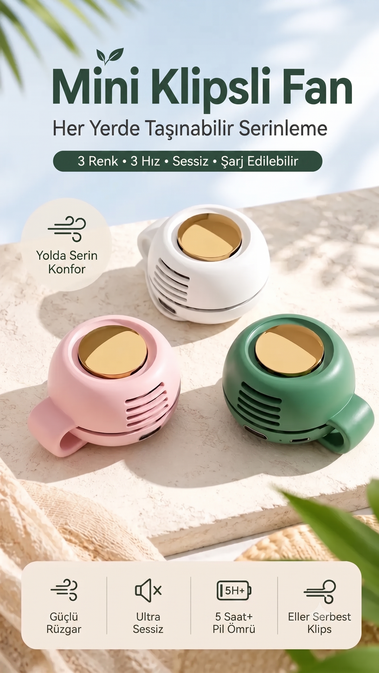 Mini Cep Fanı Püfür™