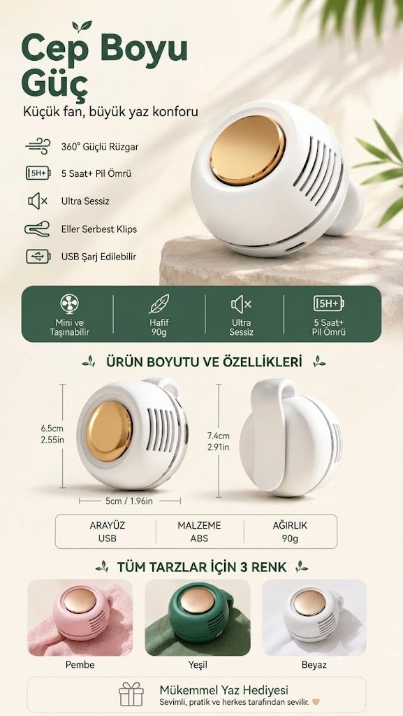 Mini Cep Fanı Püfür™